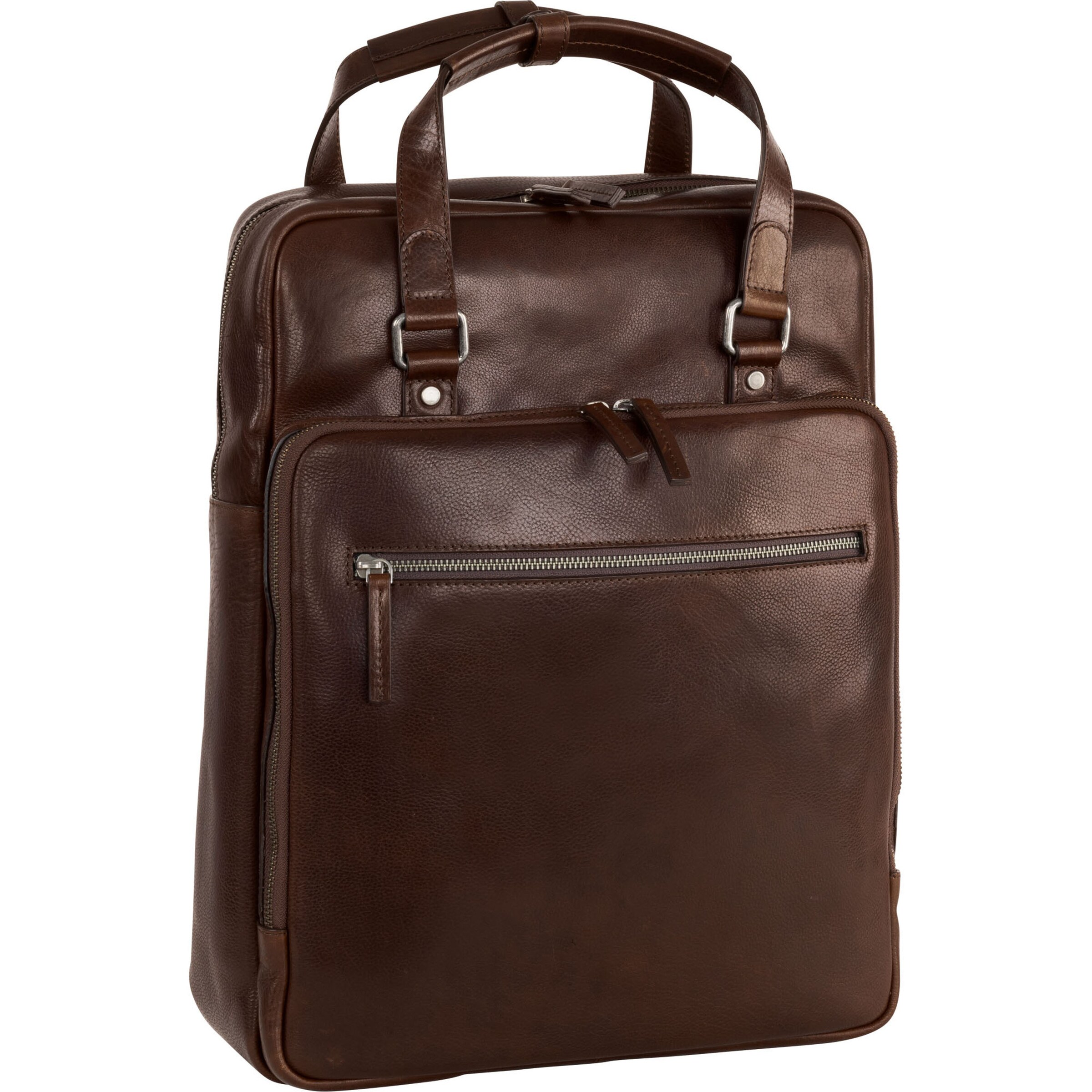 LEONHARD HEYDEN Backpack in Brown: front