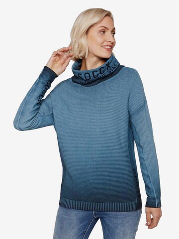 Soccx Sweater 'Into The Blue' in Blue: front