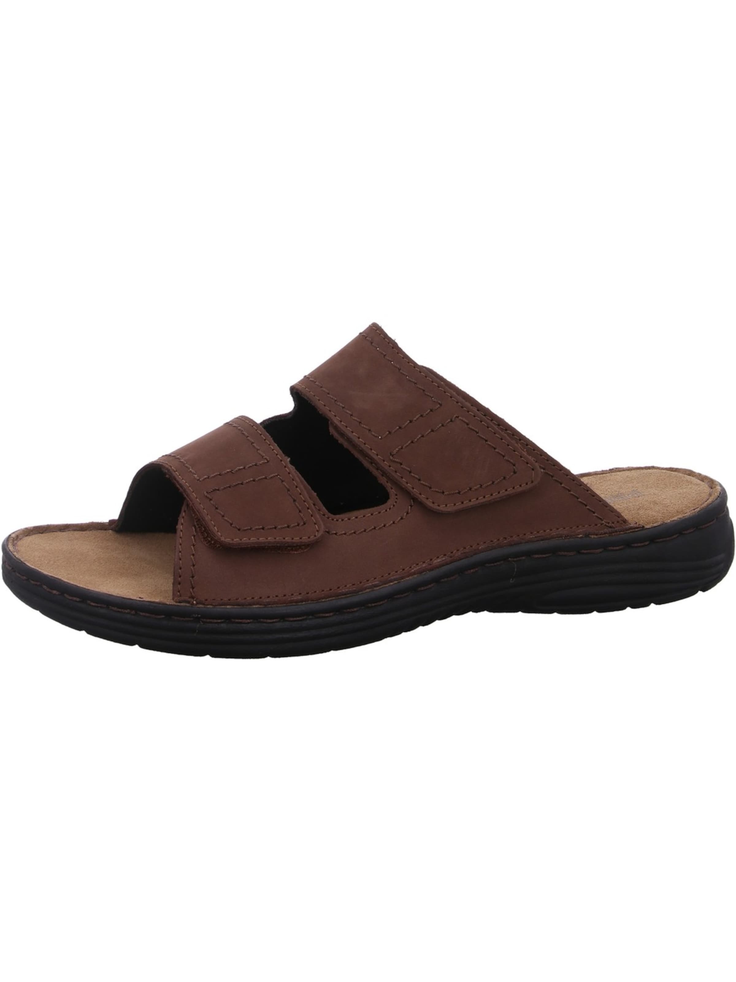 REFLEXAN Mules in Brown: front