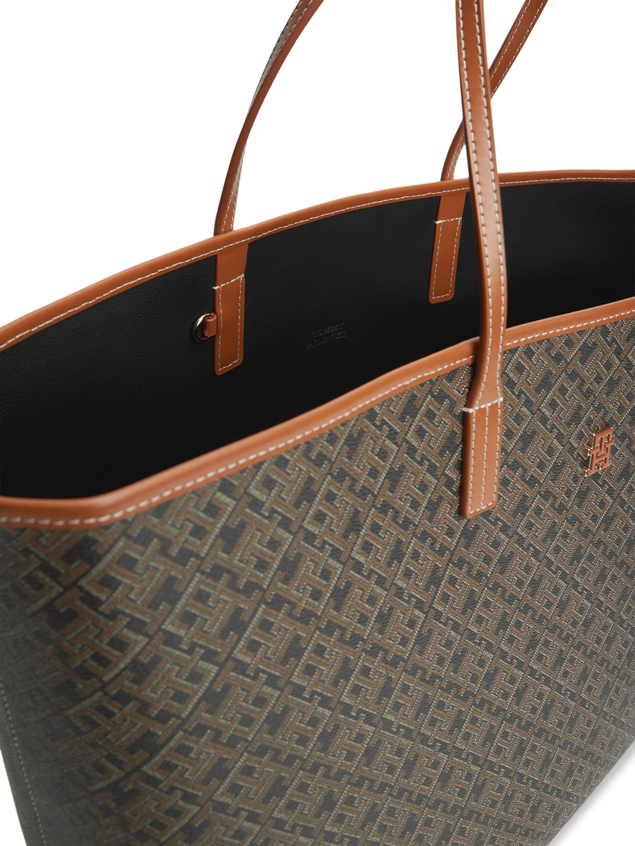 TOMMY HILFIGER Shopper i sort