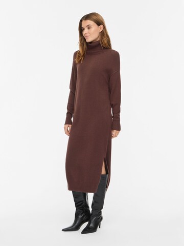 VILA Knit dress in Brown