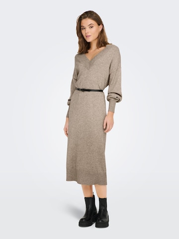 ONLY Knit dress 'FIA' in Grey