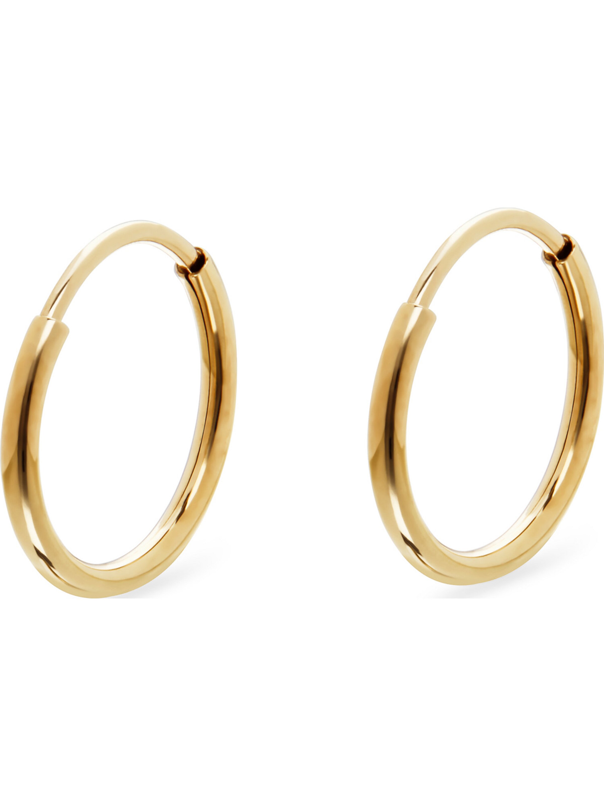 FAVS Earrings in Gold: front