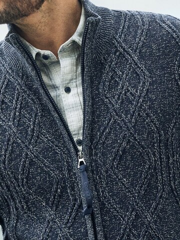 LERROS Gebreid vest in Blauw