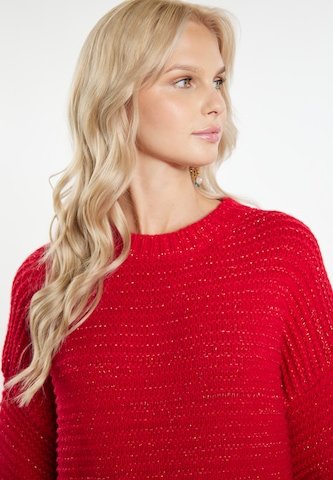 IZIA Knit dress in Red
