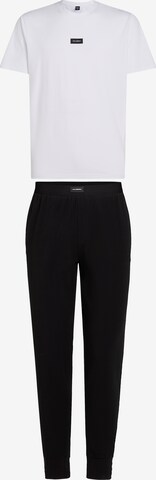 Karl LagerfeldDuga pidžama 'Kameo' - crna boja: prednji dio