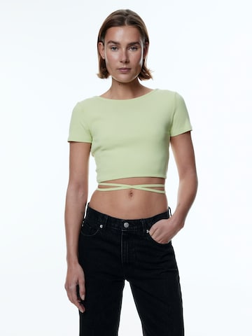 EDITED Shirt 'River' in Groen: voorkant