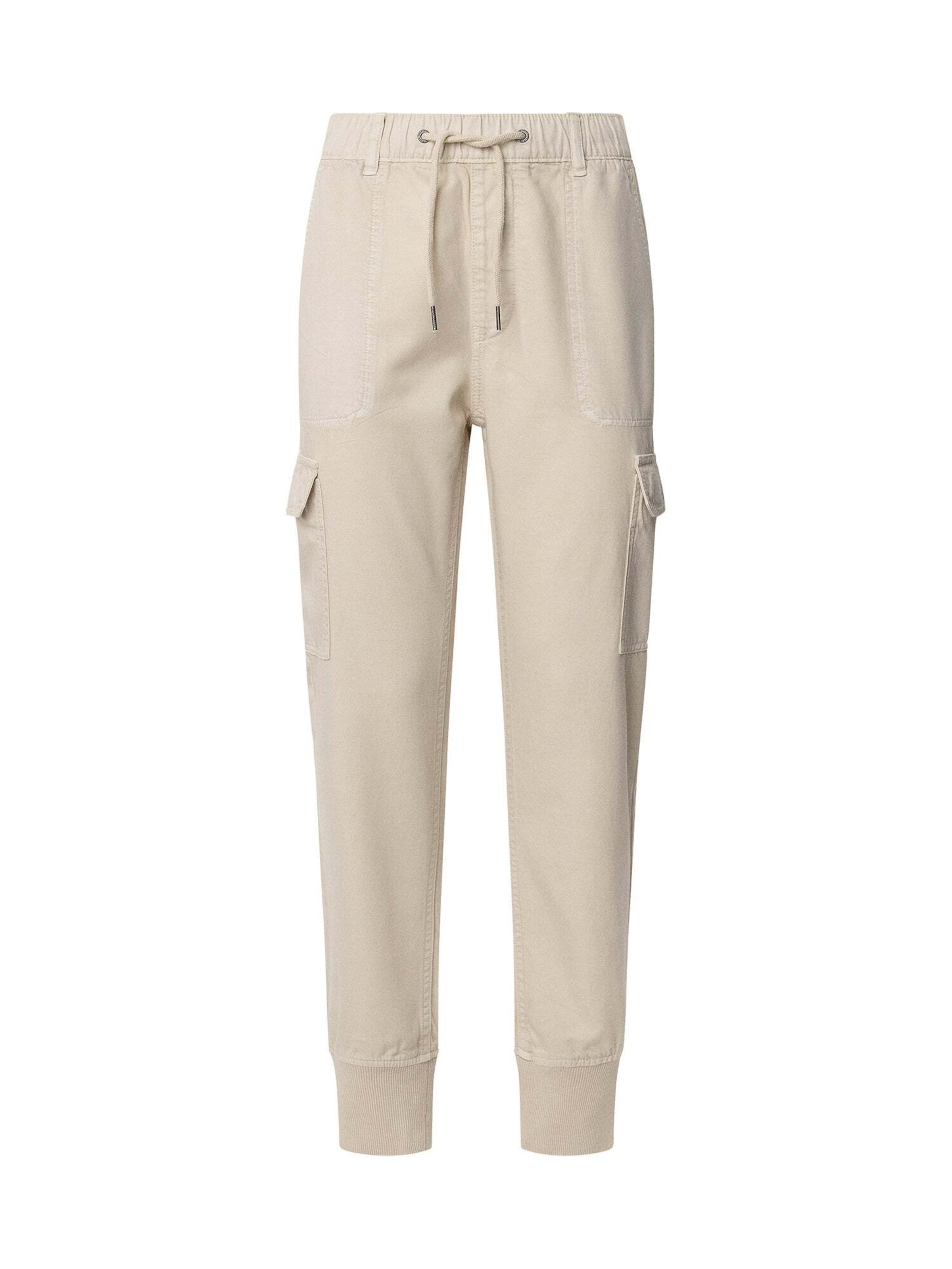 Pepe Jeans Tapered Cargo trousers 'New Crusade' in White: front