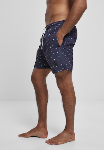 Urban Classics Zwemshorts in Blauw