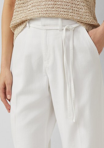 s.Oliver Regular Bandplooi jeans 'Suri' in Wit