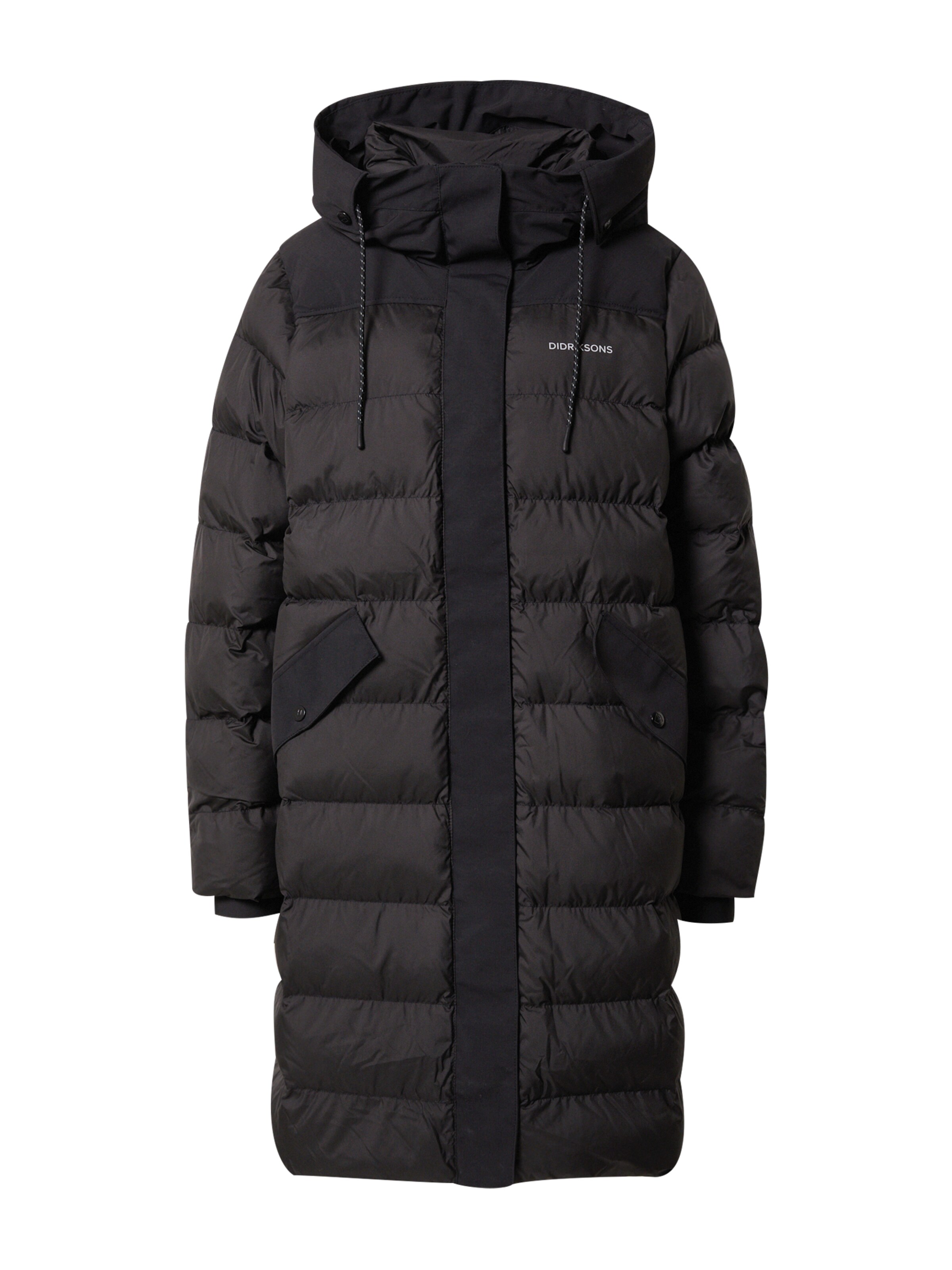 Didriksons Outdoorový kabát 'Fay' - Čierna: predná strana