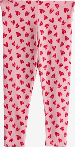 Next Skinny Leggings in Pink: front