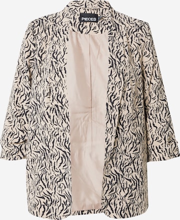 Blazer 'PCBOSS' PIECES Curve en blanc : devant