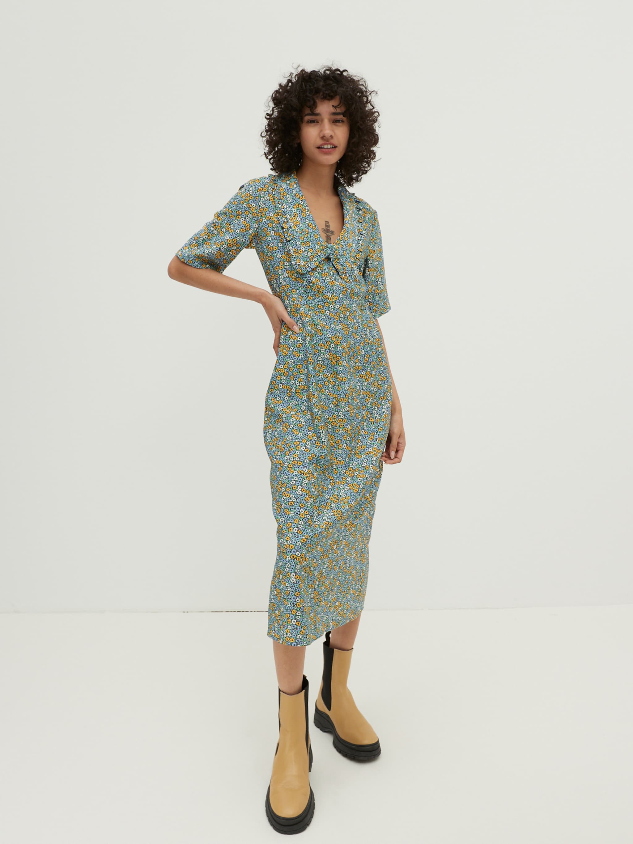 EDITED Produkte Kleid 'Nathaly' blau