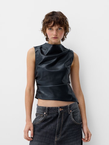 Haut Bershka en noir : devant
