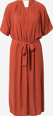 ESPRIT Shirt Dress in Brown: front