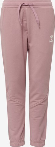 Hummel Tapered Workout Pants 'Nuette' in Pink: front