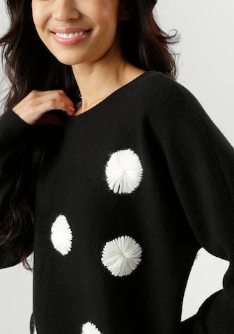 Aniston SELECTED Pullover in Schwarz
