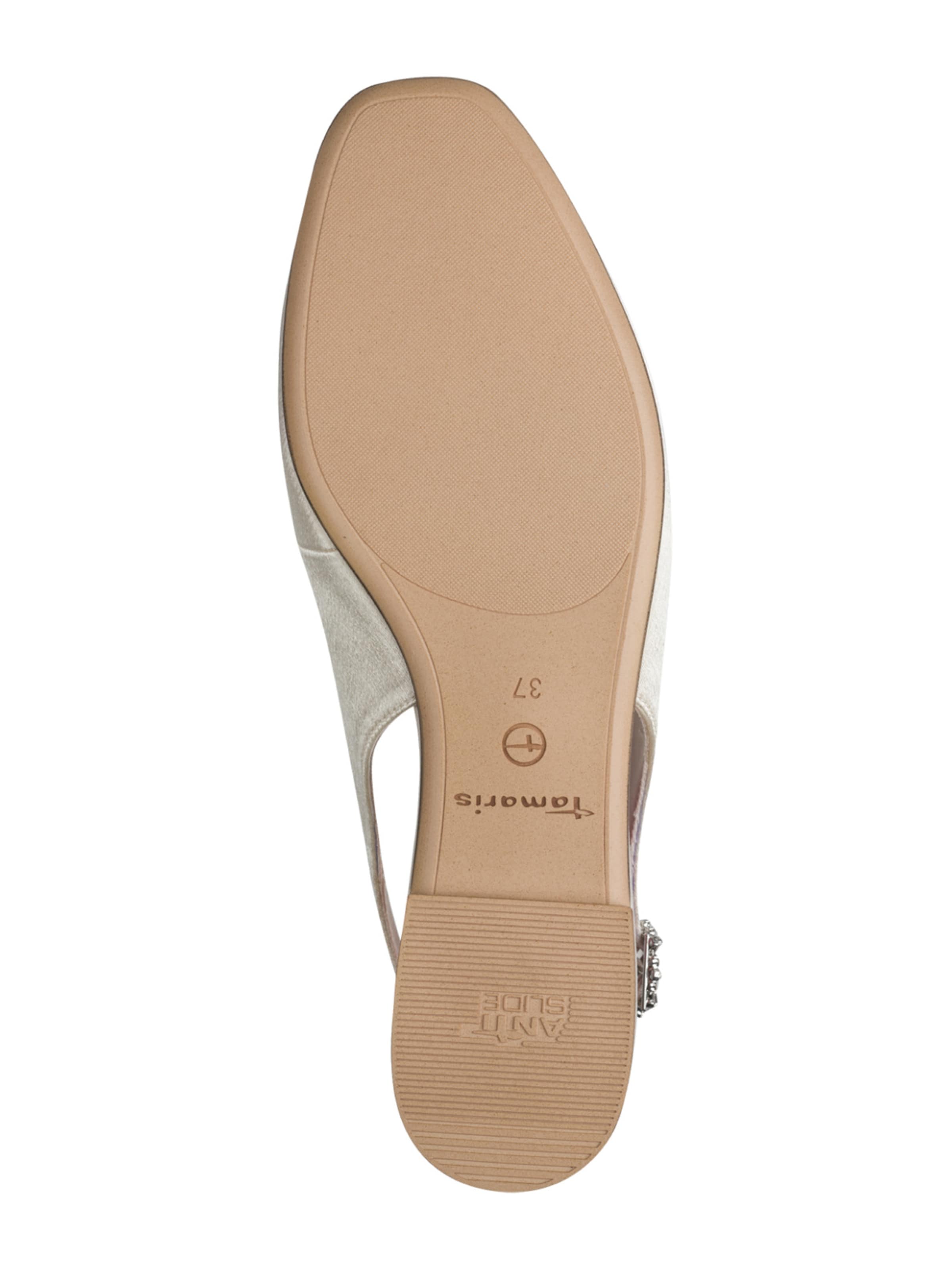 Tamaris Ballet Flats with Strap in White