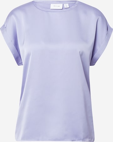 VILA Majica 'ELLETTE' | vijolična barva: sprednja stran