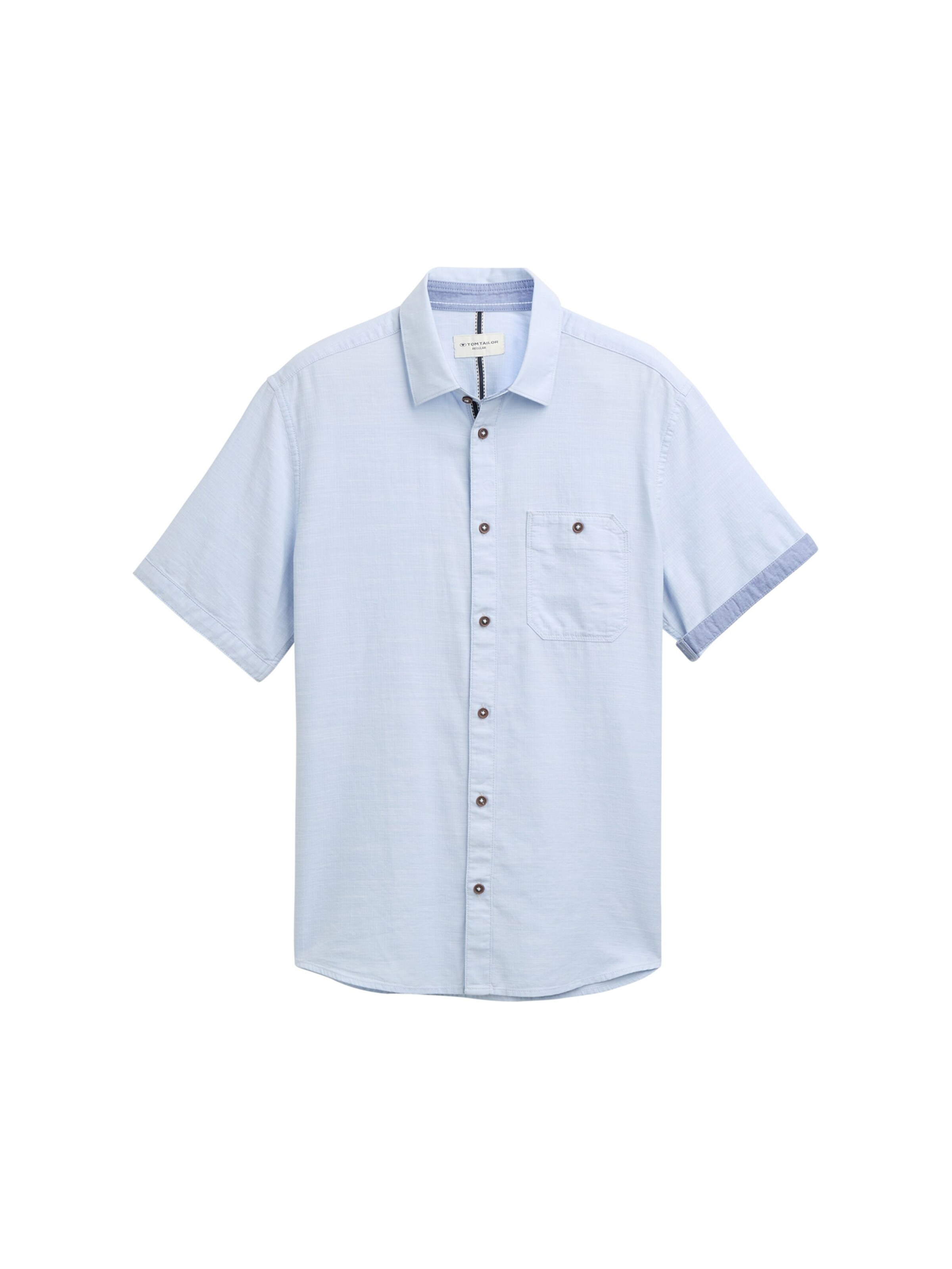 TOM TAILOR Rovný strih Košeľa - Modrá: predná strana