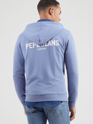 Pepe Jeans Collegetakki värissä sininen: etupuoli