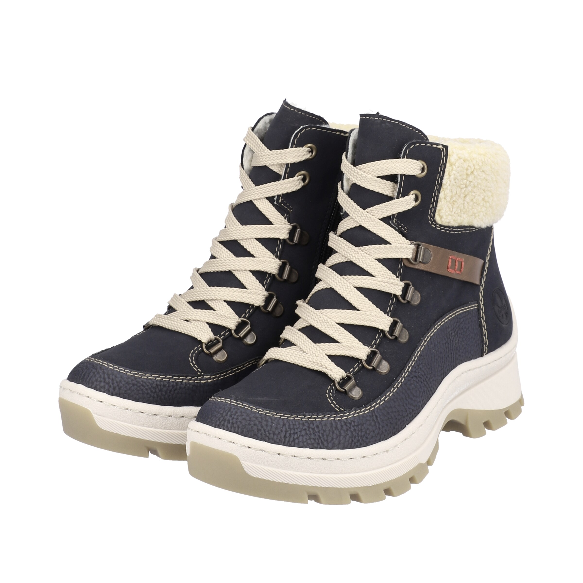 Bottes à lacets 'X9338' Rieker en bleu