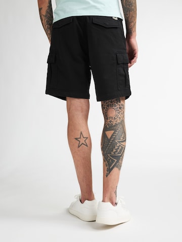 Petrol Industries - regular Pantalón cargo en negro