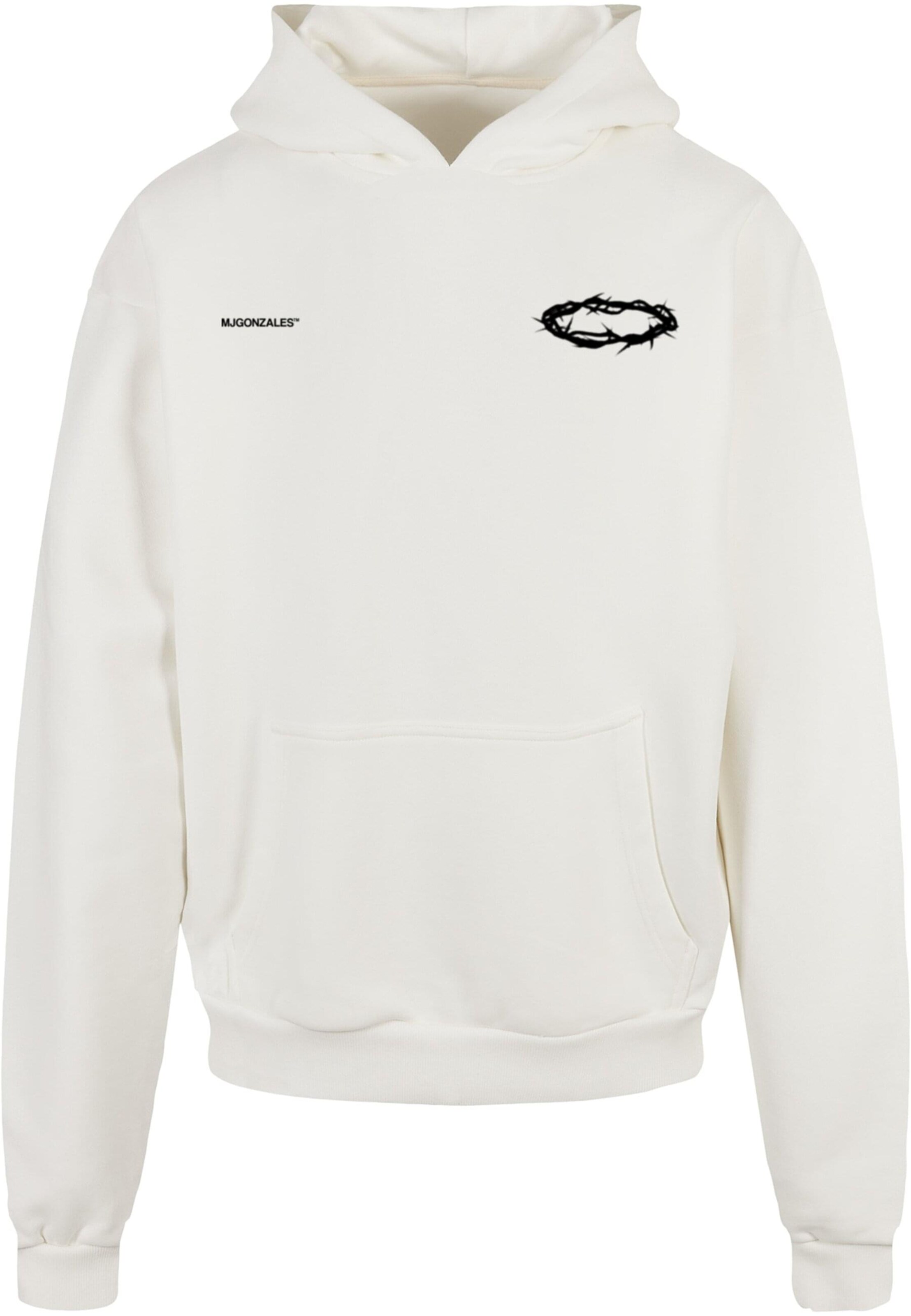 MJ Gonzales Μπλούζα φούτερ 'CROWN OF THORNS x' σε λευκό: μπροστά