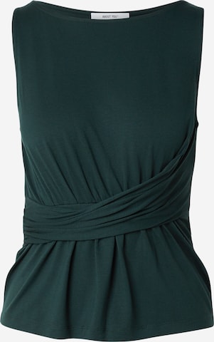 ABOUT YOU - Top 'Pearl' em verde: frente