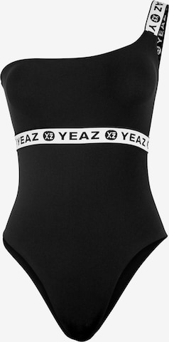 YEAZJednodijelni kupaći kostim 'Coccaro' - crna boja: prednji dio