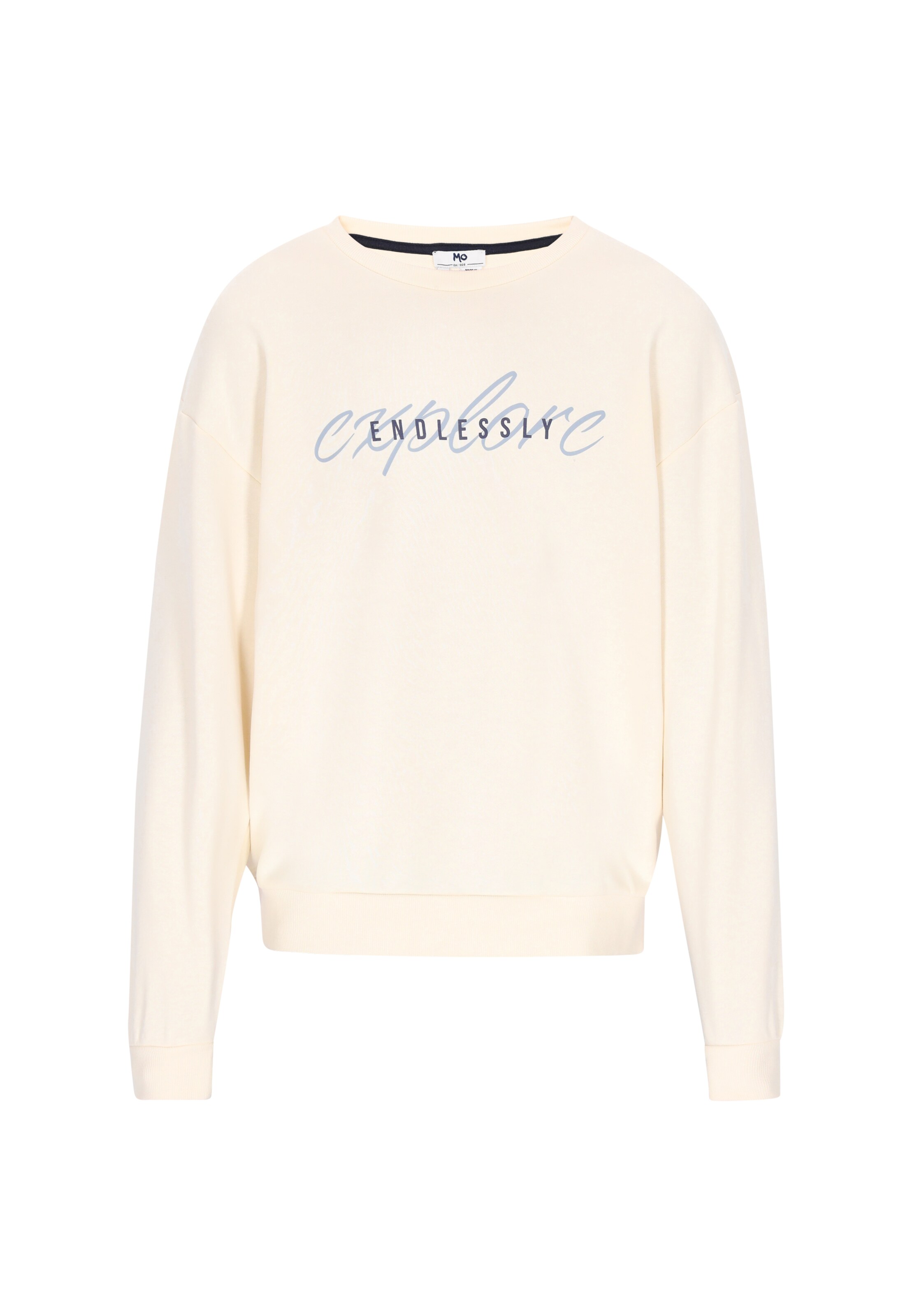 MO Sweatshirt 'Back To School' in Weiß: Vorderseite