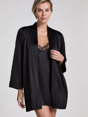 Robe de chambre Hunkemöller en noir