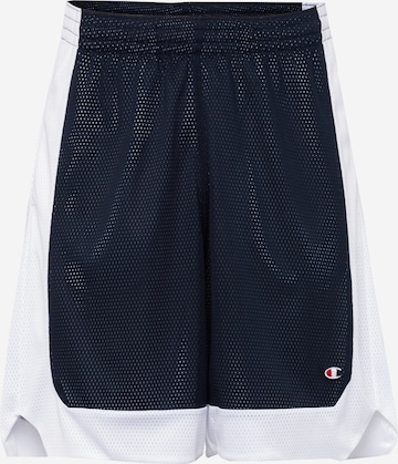 Champion Authentic Athletic Apparel Ohlapna forma Športne hlače | modra barva: sprednja stran