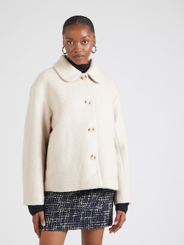 Veste mi-saison Monki en blanc : devant