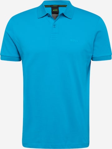 BOSS Green - Camiseta 'Pio1' en azul: frente