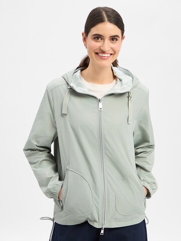 Barbara Lebek Between-Season Jacket in Green: front