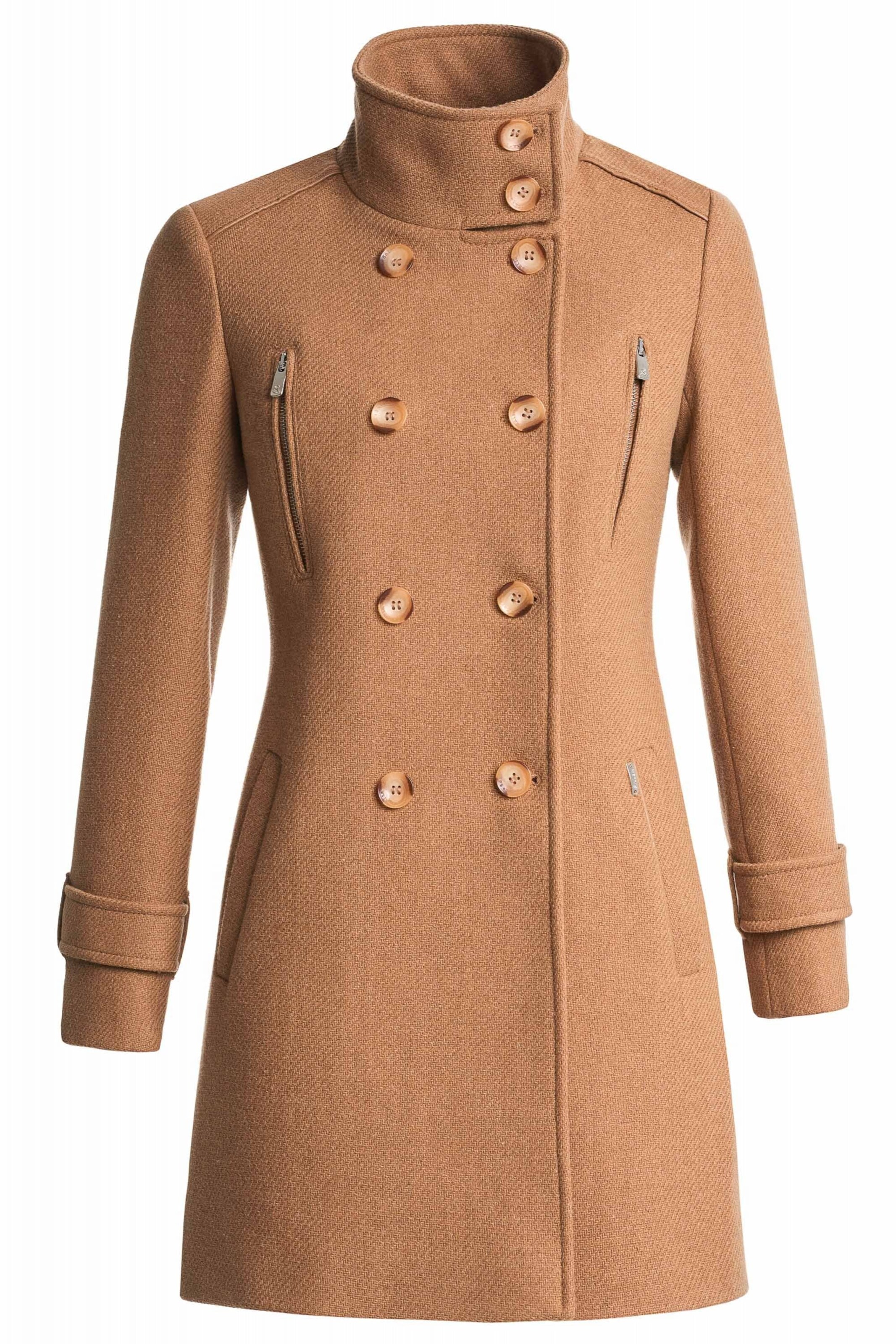Salsa Jeans Winter Coat in Dusky Pink ABOUT YOU