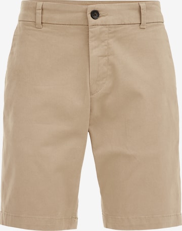 WE Fashion Regular Chino Pants in Beige: front
