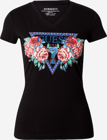 GUESS T-Shirt in Schwarz: predná strana