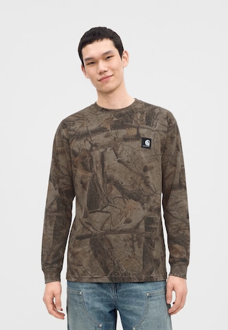 Carhartt WIP Paita 'Feather Tree' värissä ruskea: etupuoli
