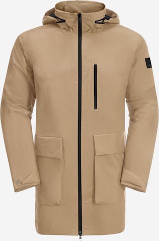 JACK WOLFSKIN Sportjacke 'NORDEN PORT' in Beige: predná strana