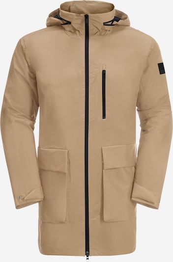 JACK WOLFSKIN Athletic Jacket 'NORDEN PORT' in Sand / Black, Item view