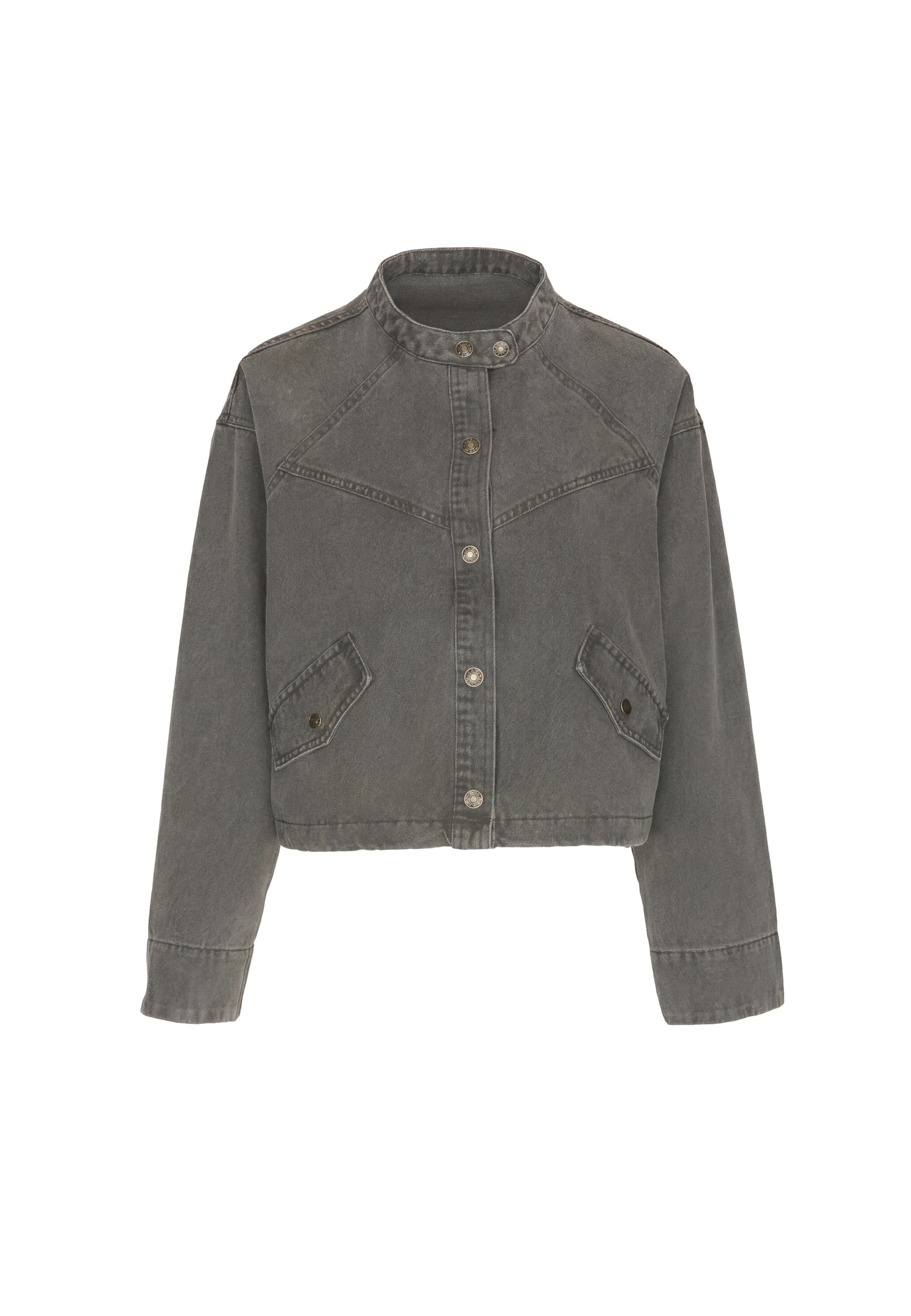 myMo ROCKS Chaqueta de entretiempo en M en gris, Vista del producto