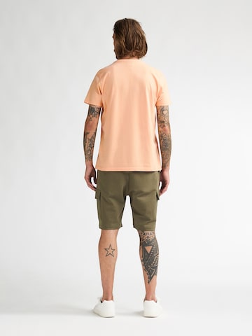 T-Shirt 'Windward' Petrol Industries en orange