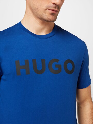 HUGO Μπλουζάκι 'Dulivio' σε μπλε