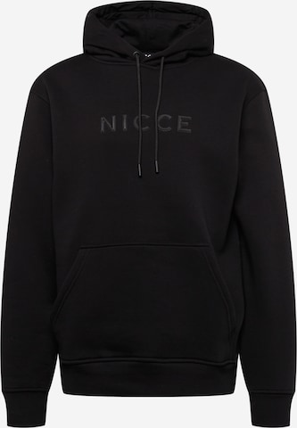 melns Nicce Sportisks džemperis: no priekšpuses