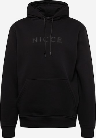 Nicce Sweatshirt in Zwart: voorkant