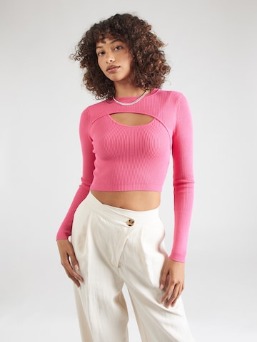 Pull-over 'LIZA' ONLY en rose : devant