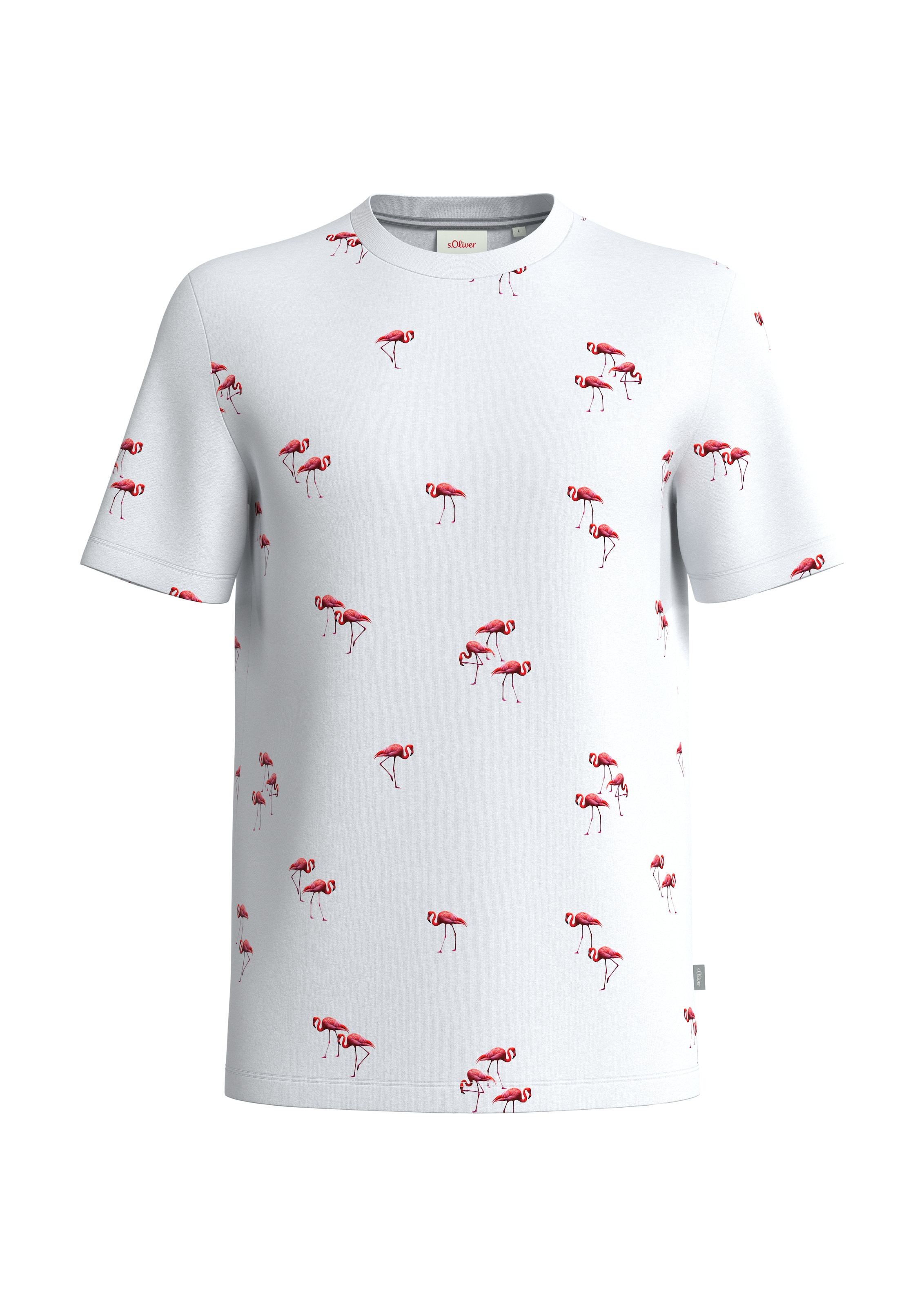 T-Shirt s.Oliver en blanc : devant